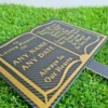 Personalised ANY NAME Memorial Plaque Prayer Book Grave Marker