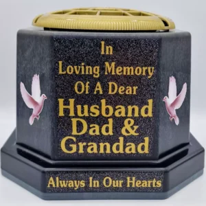 Husband Dad and Grandad Graveside Memorial Gift Flower Pot Planter Decoration