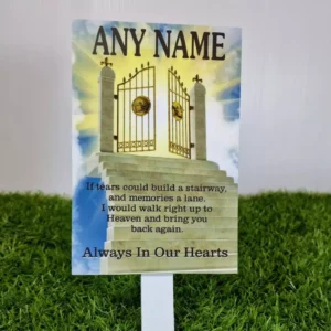 Memorial Plaque Personalised In Loving Memory marker grave headstone stone