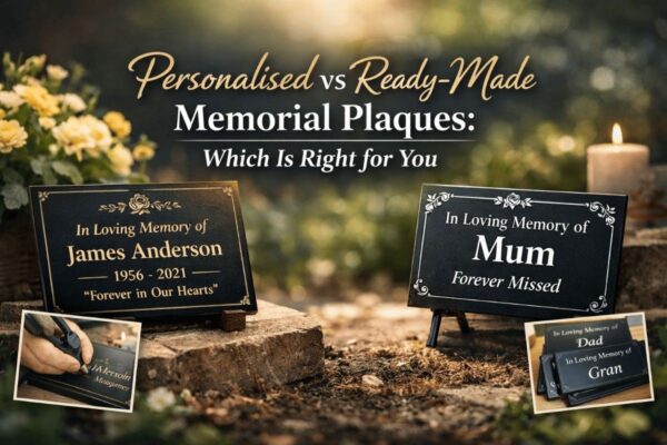 Personalised vs Ready-Made Memorial Plaques